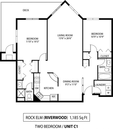 Rock ELM floor PLANat The Riverwood, Minnesota